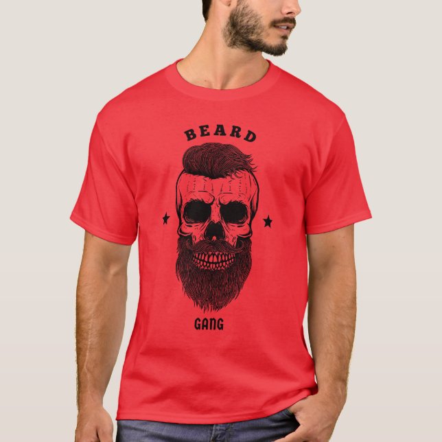EPIC Beard - Beard Gang Design T Shirt (Framsida)