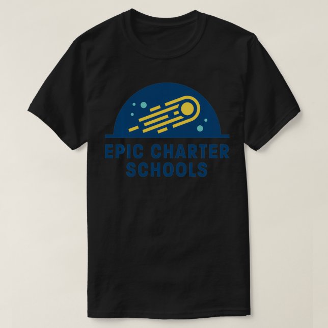Epic Charter Skolor Comets Pullover T Shirt (Design framsida)