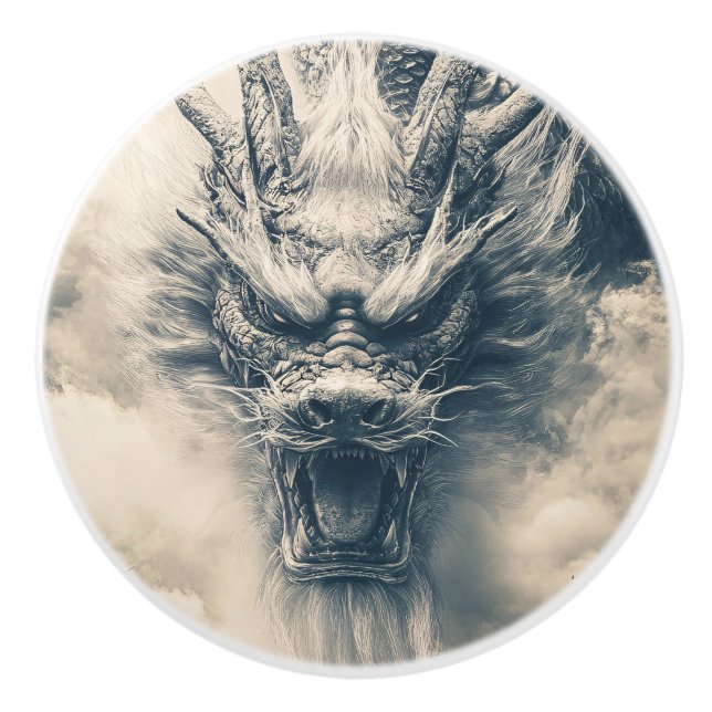 Epic Chinese Dragon Illustration Knopp (Framsidan)