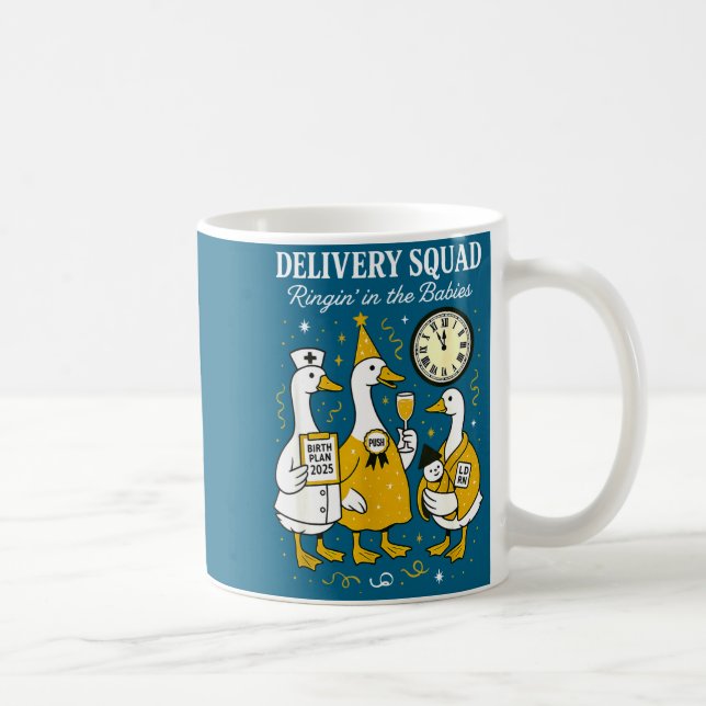 Epic Delivery OB GYN Year New Silly Goose Nurse Mi Kaffemugg (Höger)
