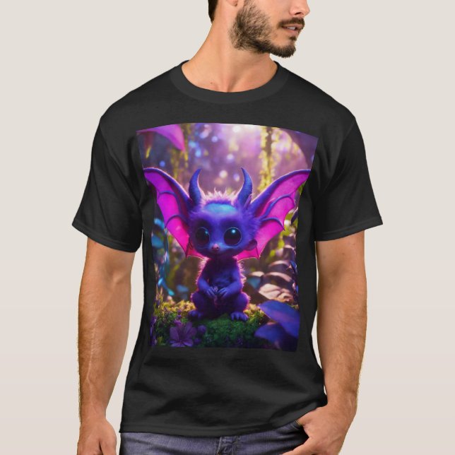 "Epic Dragon Chronicles: A Fantasy Äventyr" T Shirt (Framsida)