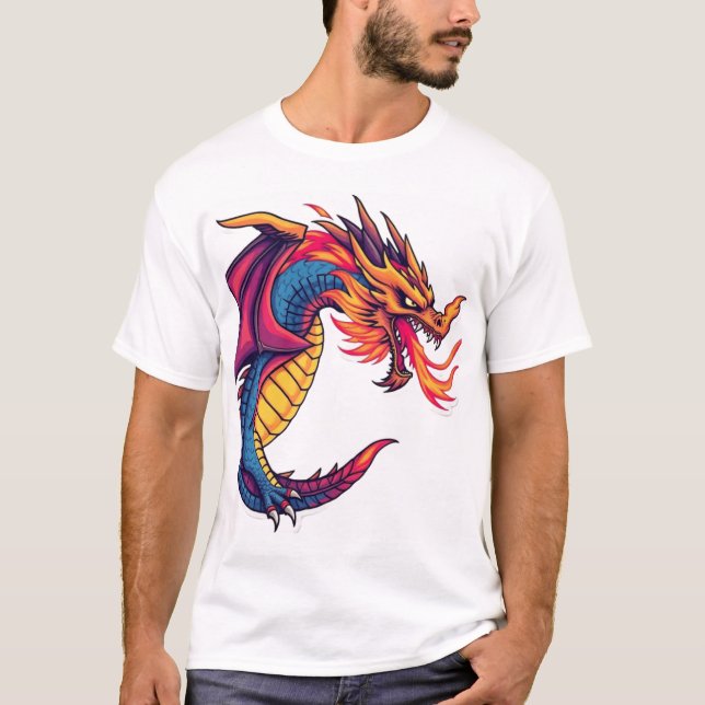 Epic Dragon Design - Finns på T-Shirts! T Shirt (Framsida)