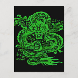 Epic Dragon-Grönt Vykort