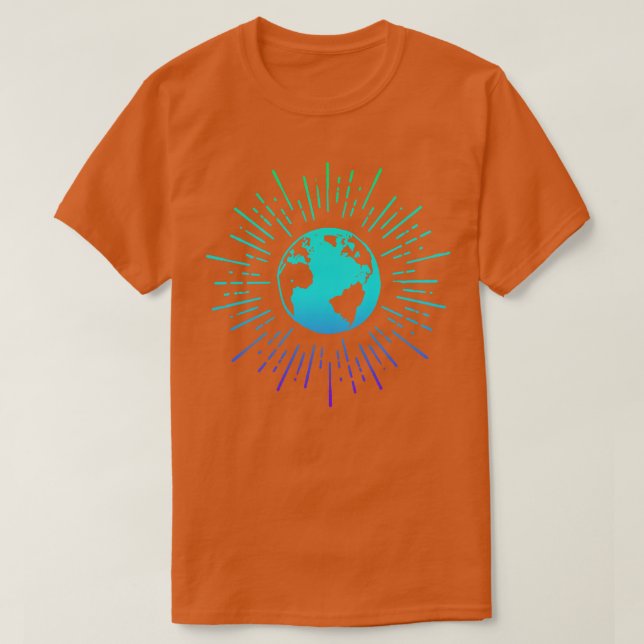 Epic Earth Teckning T Shirt (Design framsida)
