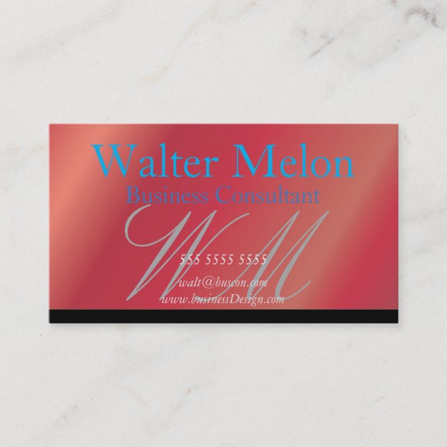 Epic Fab Consultant Skapar ditt eget enkla generis Visitkort (Framsida)