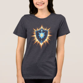 Epic Fantasy Shield with Radiant Energy Burst – Ma T Shirt