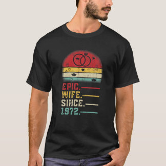 Epic-frun sedan 1972, Bröllop-grafik hennes 50:e A T Shirt