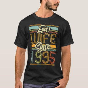 Epic-frun sedan 1995 28 år 28:e Bröllop-annivnen T Shirt