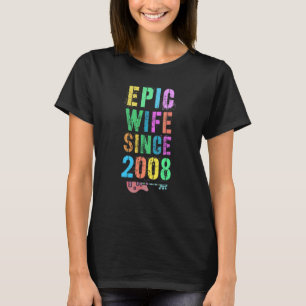 Epic-frun sedan 2008 till fjortonårsjubileum t shirt
