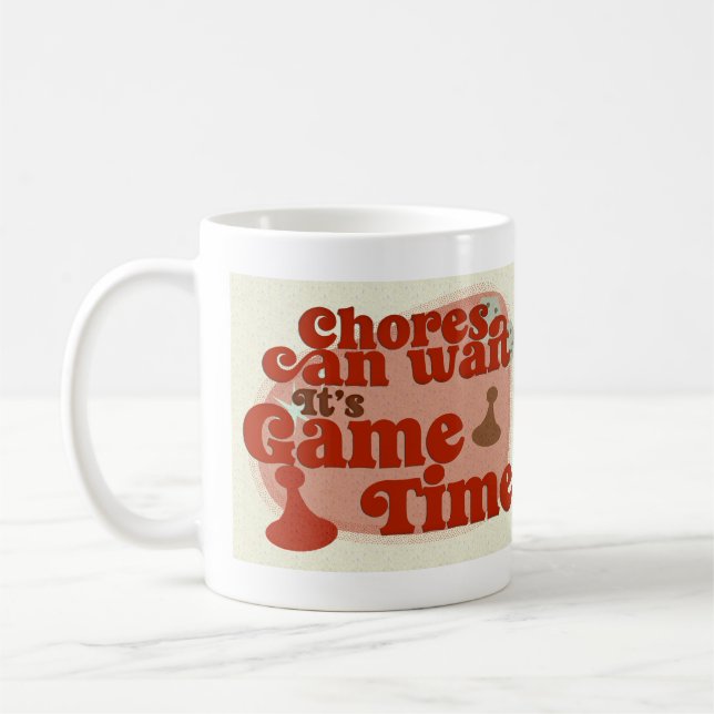 Epic Game Time Roligt No Chods Slogan Kaffemugg (Vänster)