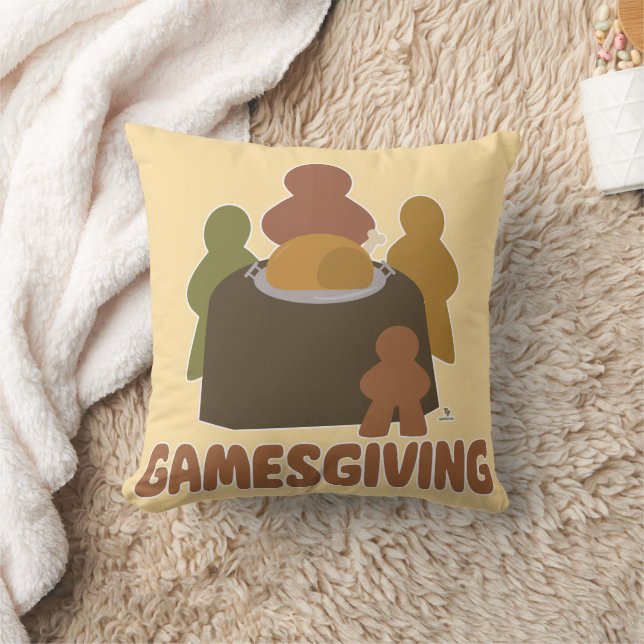 Epic Gamesgiving Roligt Thanksgiving Boardgamer Ar Kudde (Filt)