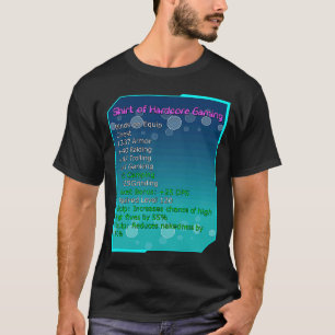 Epic Hardcore-spelstatistik T Shirt
