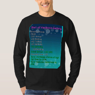 Epic Hardcore-spelstatistik T Shirt