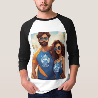 "Epic Hero och Heroine Duo T-Shirt" T Shirt