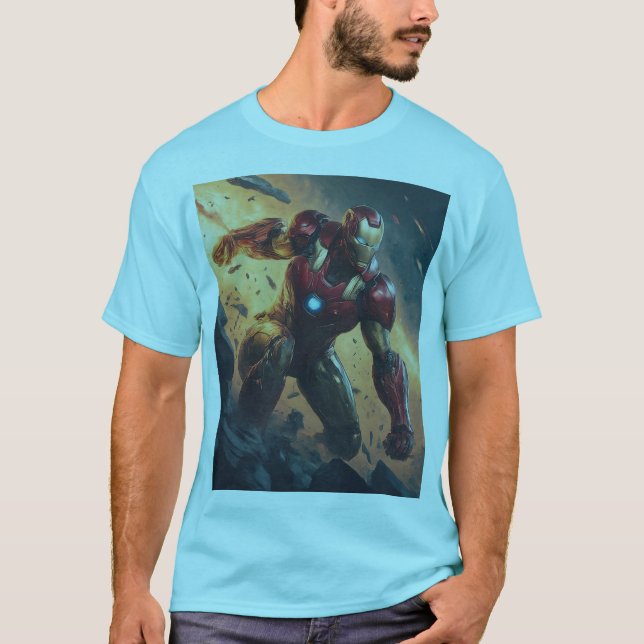 Epic Heroes Battle design T Shirt (Framsida)