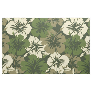 Epic Hibiscus Hawaiian Blommigt Aloha Shirt Skriv  Tyg