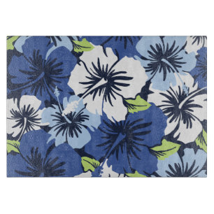 Epic Hibiscus Hawaiian Glass Clearboard