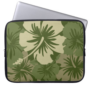 Epic Hibiscus Hawaiian Neoprene Wetdräe Laptop Fodral
