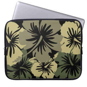 Epic Hibiscus Hawaiian Neoprene Wetdräe Laptop Sleeve