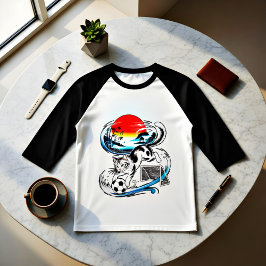 Epic Japanese Soccer Cat - Men's Sports Casual T Shirt