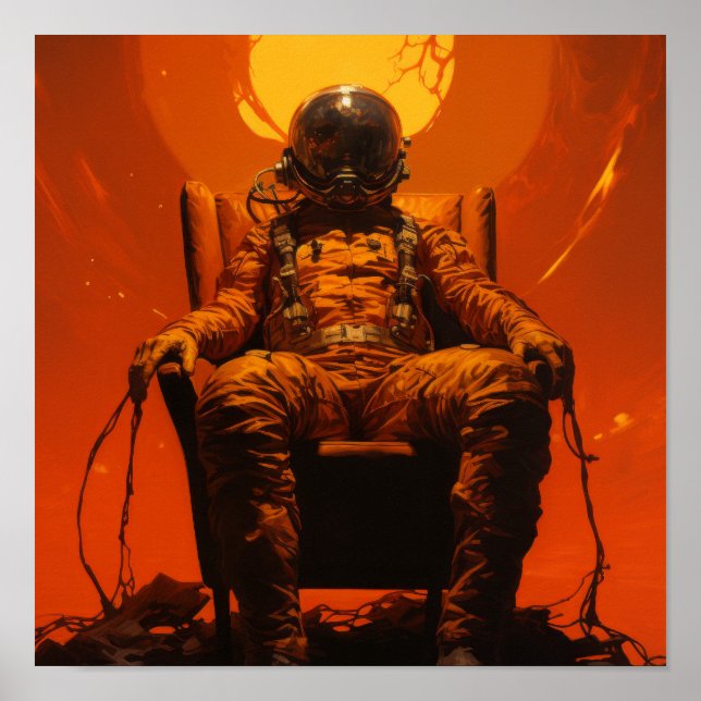 Epic Journey: Captivating Spacescape Poster in Oli (Framsidan)