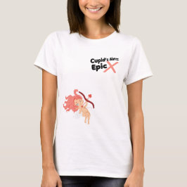 Epic Kärlek Shot - Cute Kawaii Anime Heart Design T Shirt