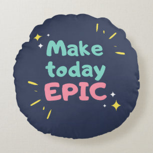 EPIC Kuddöverdrag – Söt Modern Hemdekor Rund Kudde