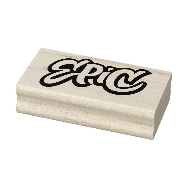 EPIC Lettering Graffiti Skateboard Coola Teacher Stämpel (Stämpel)