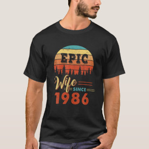 Epic Maka sedan 1986 35e Bröllop-årsdagen 35 år T Shirt