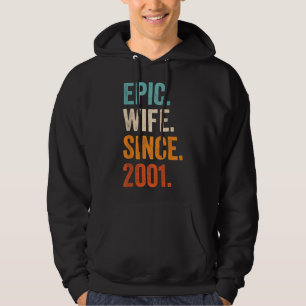 Epic Maka sedan 2001 21:a bröllop-årsdagen 21 år Hoodie