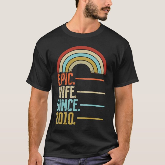 Epic Maka sedan 2010 11:e Bröllop-årsdagen T Shirt (Framsida)