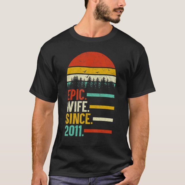 Epic Maka sedan 2011 nionde Bröllop-årsdagen för T Shirt (Framsida)