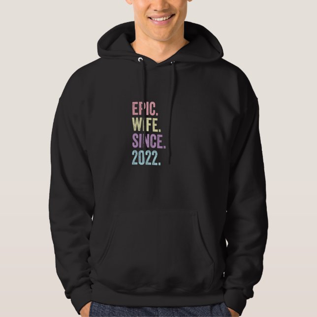 Epic Maka sedan 2022, andra bröllop-årsdagen, 2 år Hoodie (Framsida)