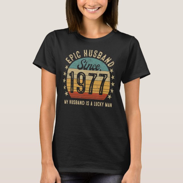 Epic Make sedan 1977, 46:e Bröllop-årsdagen T Shirt (Framsida)