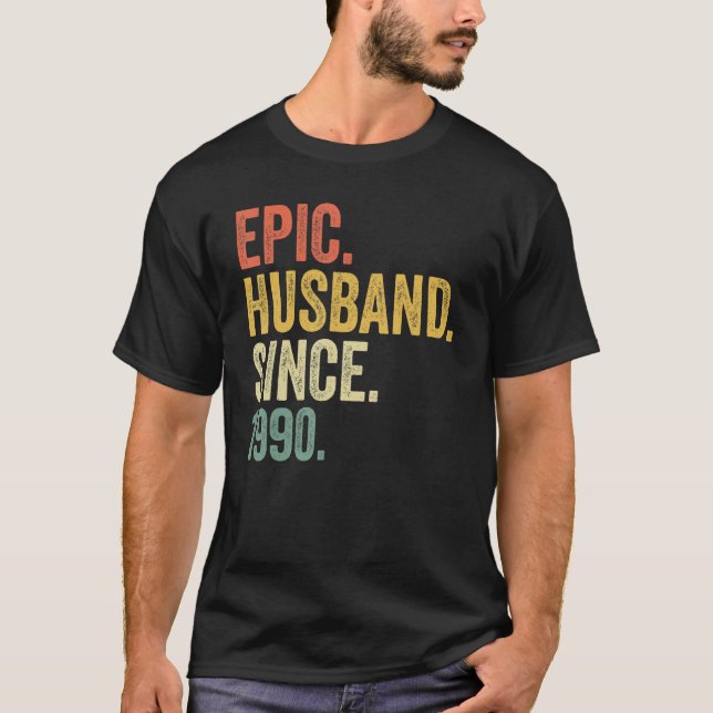 Epic Make sedan 1990 33 år 33:e Bröllop Anni T Shirt (Framsida)