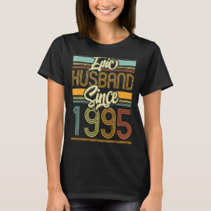 Epic Make sedan 1995 28 år 28:e Bröllop Anniv T Shirt