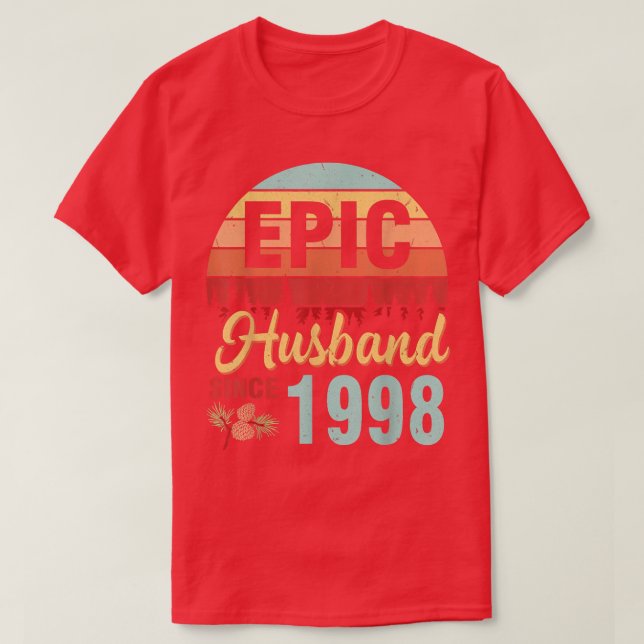 Epic Make sedan 1998, Bröllop, gift annniversar T Shirt (Design framsida)