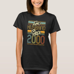 Epic Make sedan 2000 23 år 23:e Bröllop Anniv T Shirt