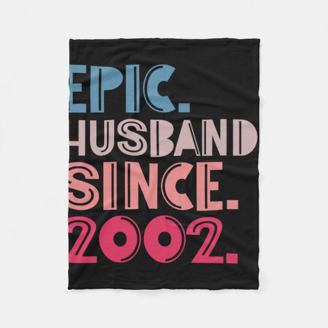 Epic Make sedan 2002 20-årsdagen Bröllop R Fleecefilt (Framsidan)