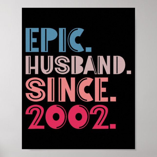 Epic Make sedan 2002 20-årsdagen Bröllop R Poster (Framsidan)
