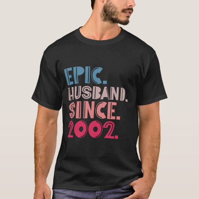 Epic Make sedan 2002 20-årsdagen Bröllop R T Shirt (Framsida)