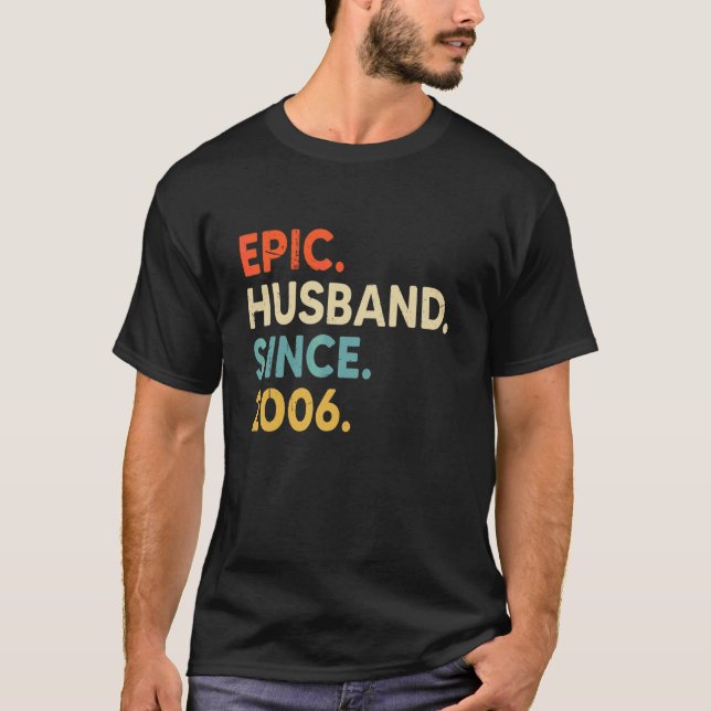 Epic Make sedan 2006 16:e Bröllop-årsdagen V T Shirt (Framsida)