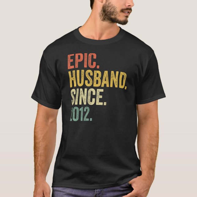 Epic Make sedan 2012 11 år 11:a Bröllop Anni T Shirt (Framsida)