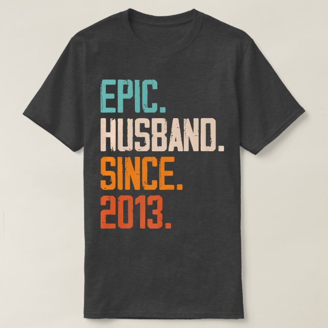 Epic Make sedan 2013 Familj Giftermål par Rel T Shirt (Design framsida)