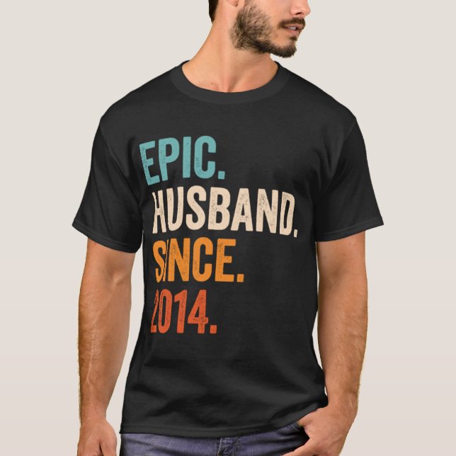 Epic Make sedan 2014 8:e bröllop-årsdagen 8 T Shirt (Framsida)