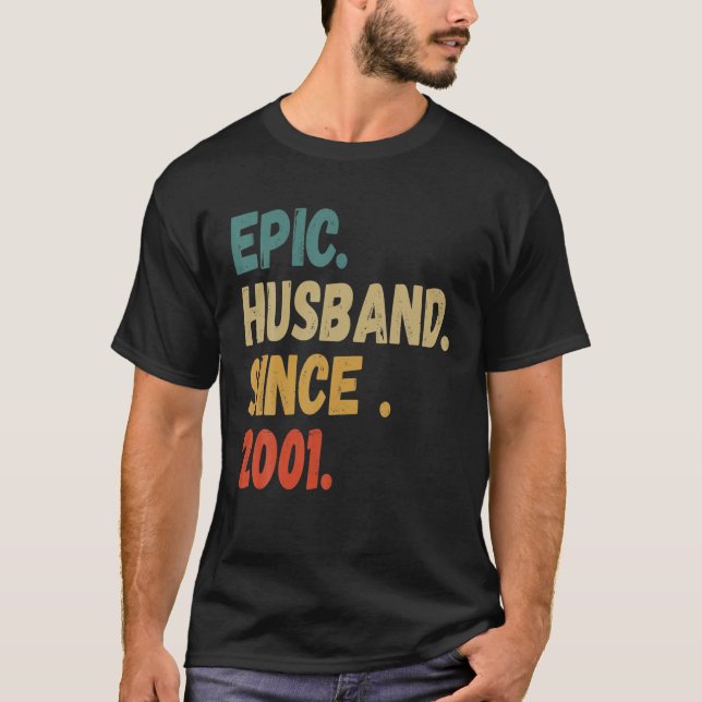 Epic Make sedan Bröllop 2001 Retro T Shirt (Framsida)