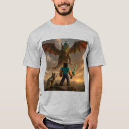 Epic Minecraft Inspired Battle T-Shirt | Minecraft