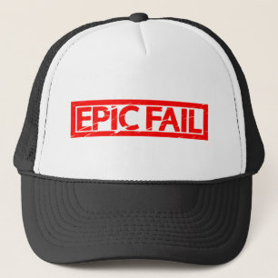 Epic Misslyckas Frimärke Keps
