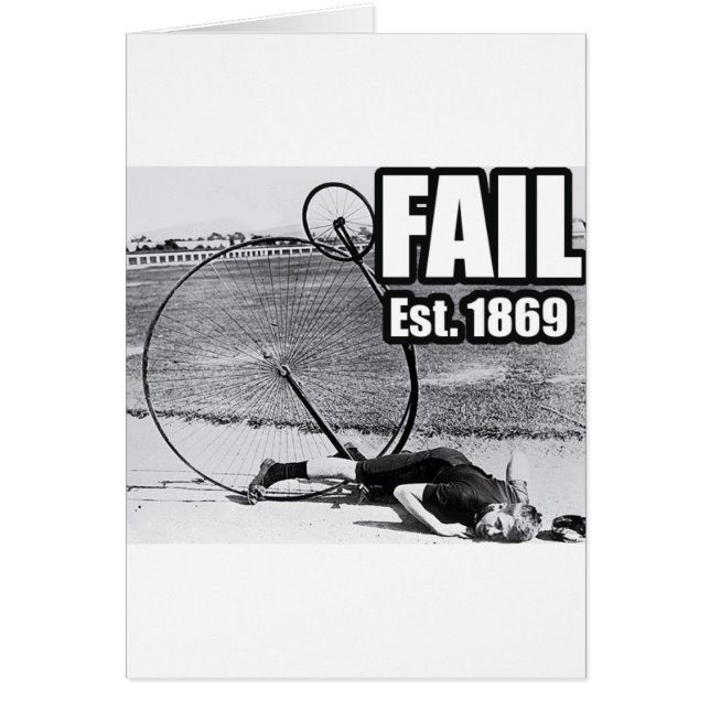 Epic misslyckas. hälsningskort (Framsidan)