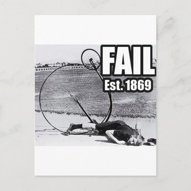 Epic misslyckas. vykort (Framsida)